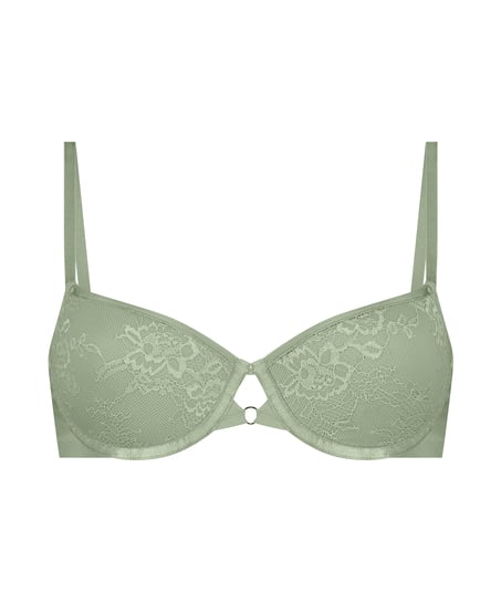 Sujetador de aros preformado Lea, Verde