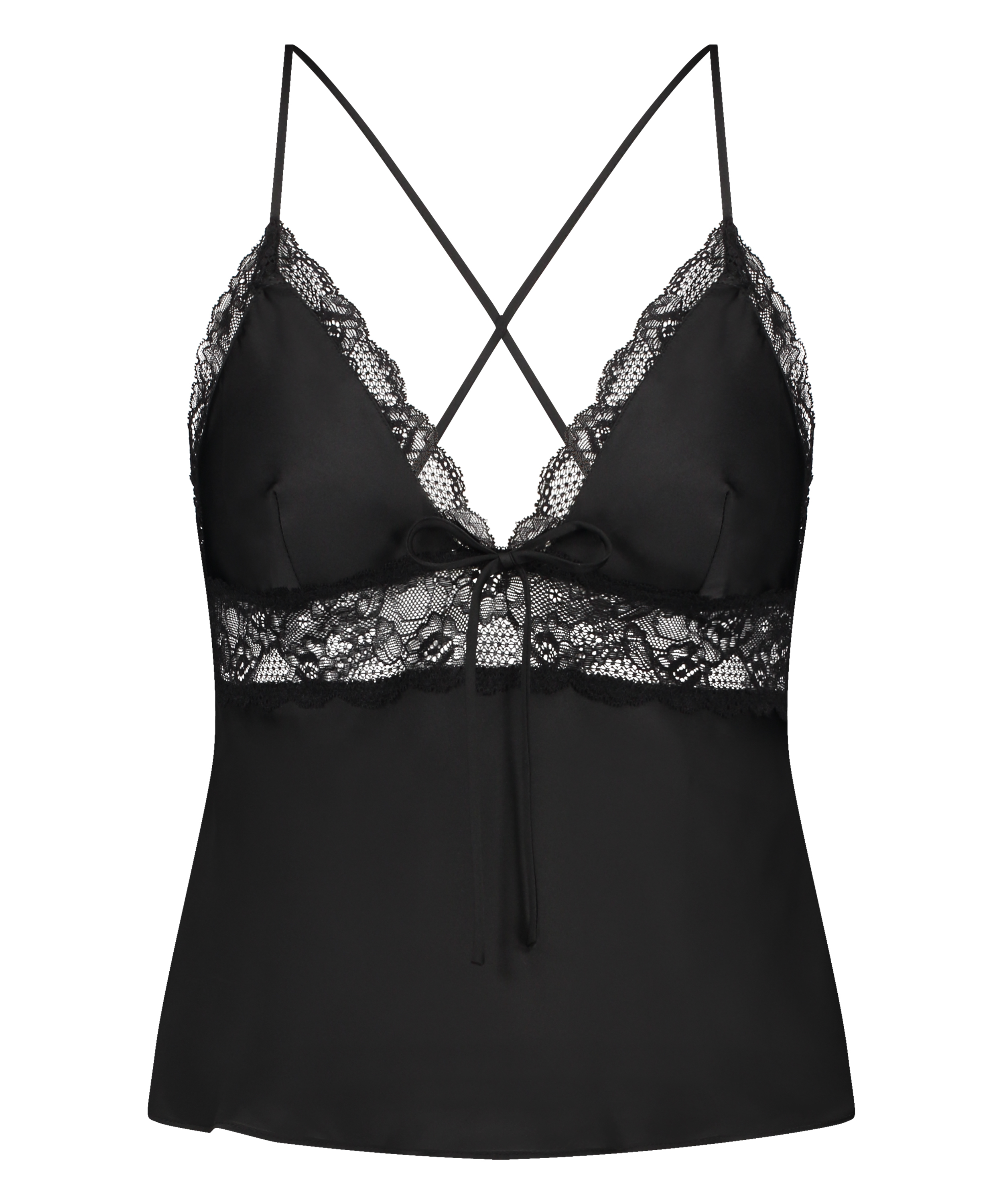 Top Cami Satén Marcela, Negro, main