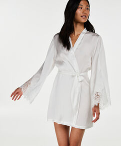 Kimono Satin, Blanco