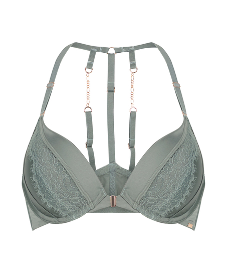 Sujetador push-up acolchado con aros Nicole, Verde