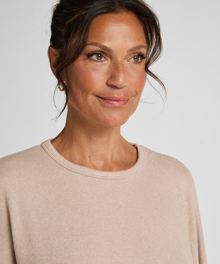 Top de pijama Jersey, Beige