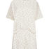 Pyjama Set Cotton Jersey Short, Blanco