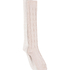 2 pares de calcetines altos, Beige