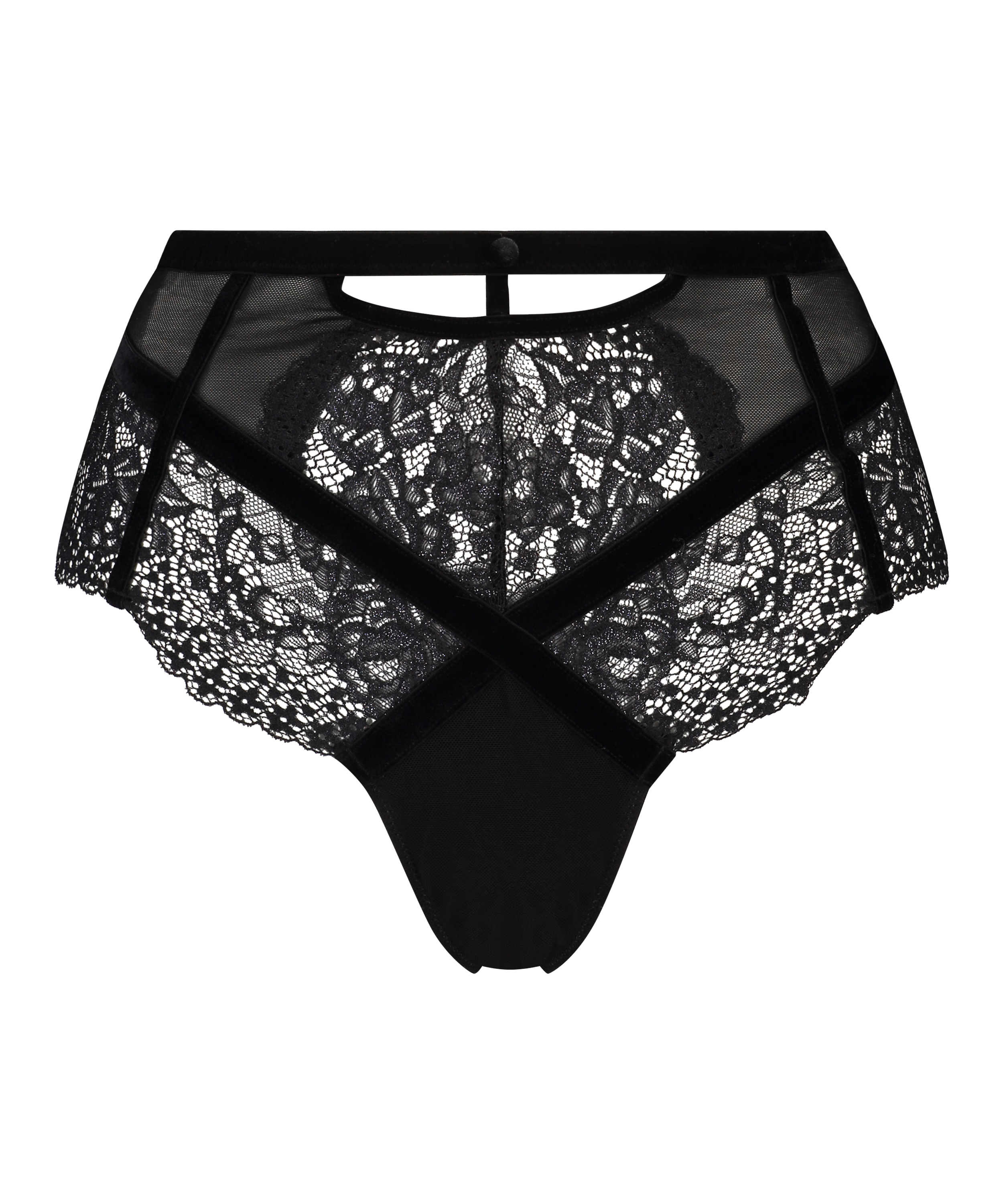 Tanga de corte algo Raine, Negro, main