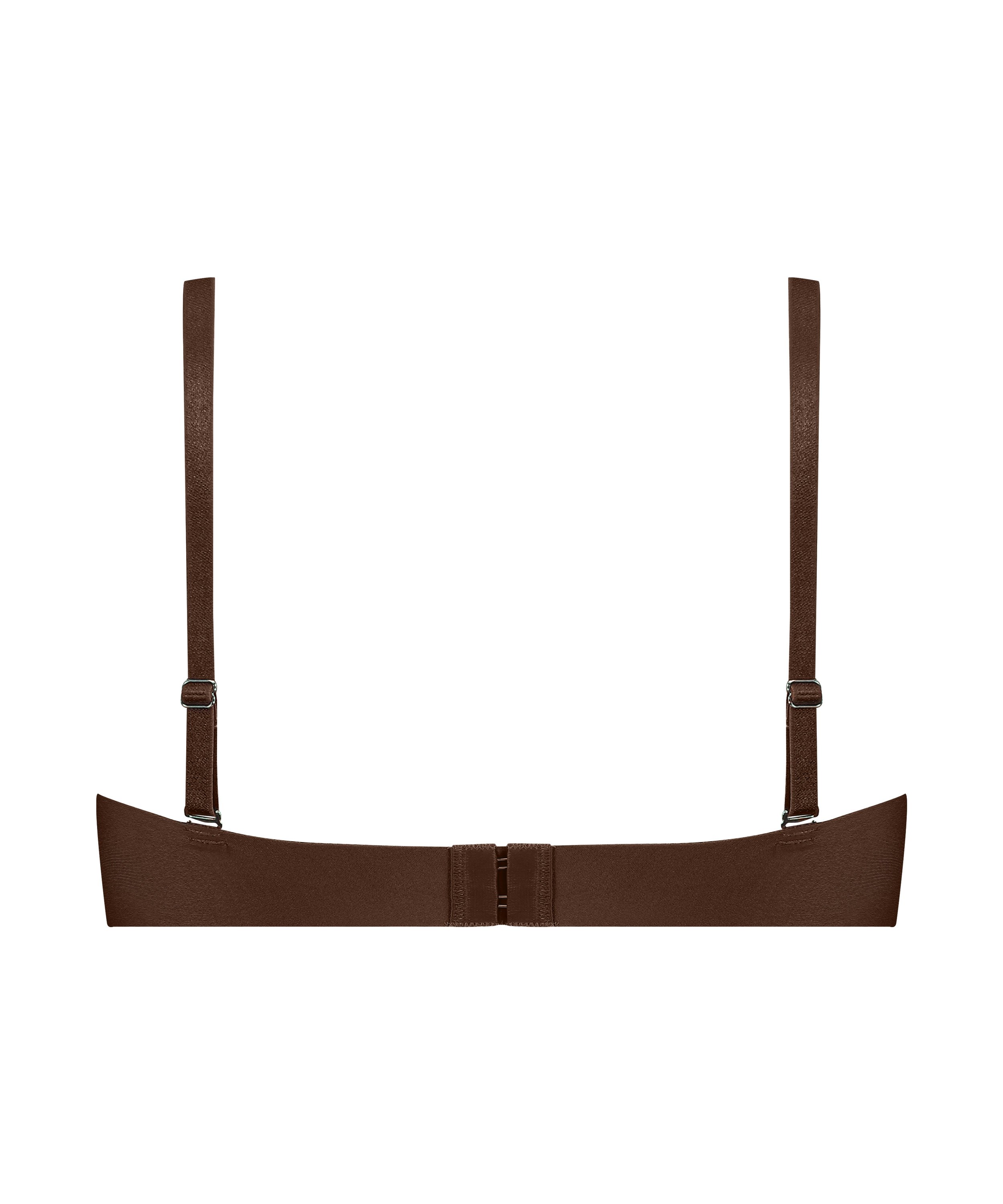 Sujetador de aros preformado sin tirantes Jane, Marrón, main
