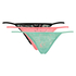 3-pack tangas lace, Azul