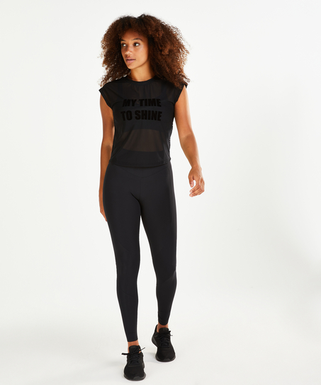 Top deportivo HKMX Time To Shine, Negro