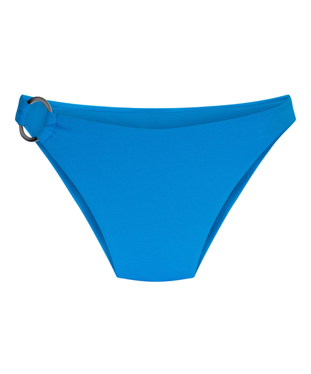 Braguita de bikini de pernera alta Porto, Azul