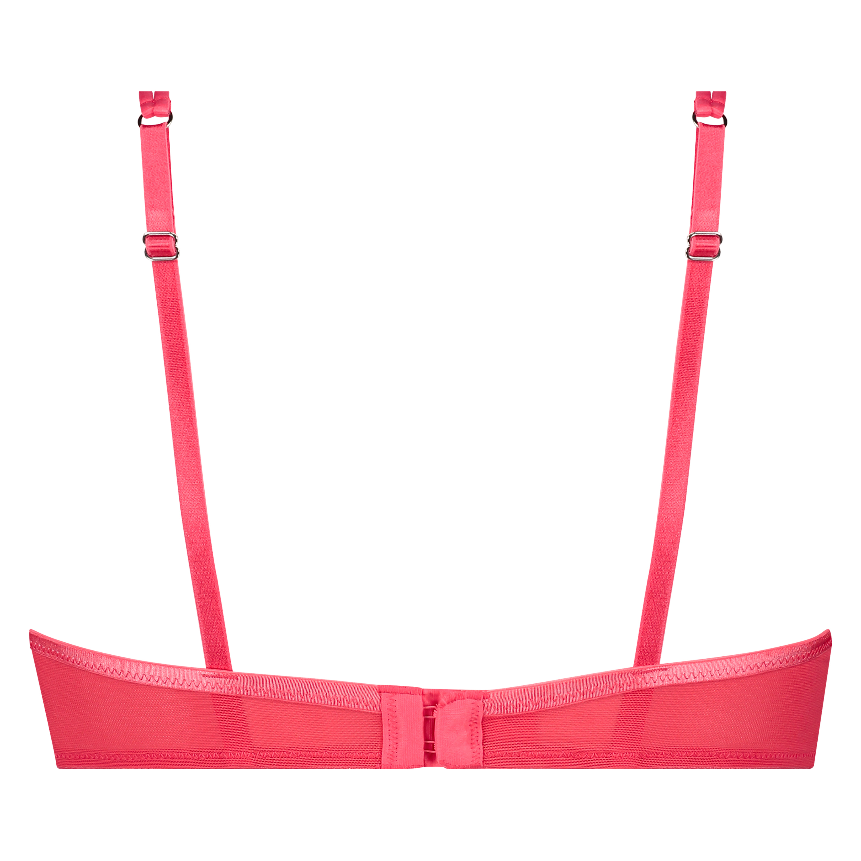 Sujetador con aros preformado de media copa Duckie, Rojo, main