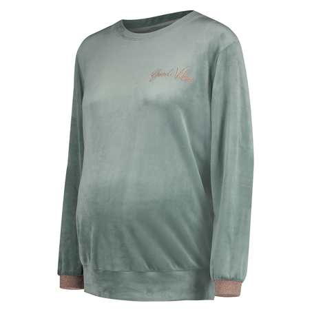 Top premamá Velours, Verde