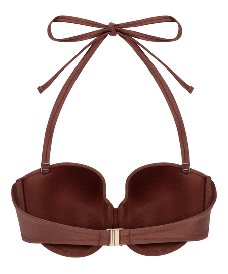 Top de bikini bandeau Dune, Rojo