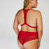 Bralette triangular preformado Rose, Rojo