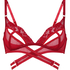 Bralette Pleasure, Rojo