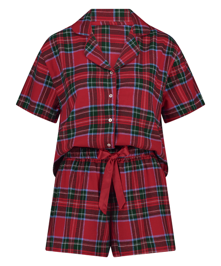 Conjunto de pijama Twill, Rojo