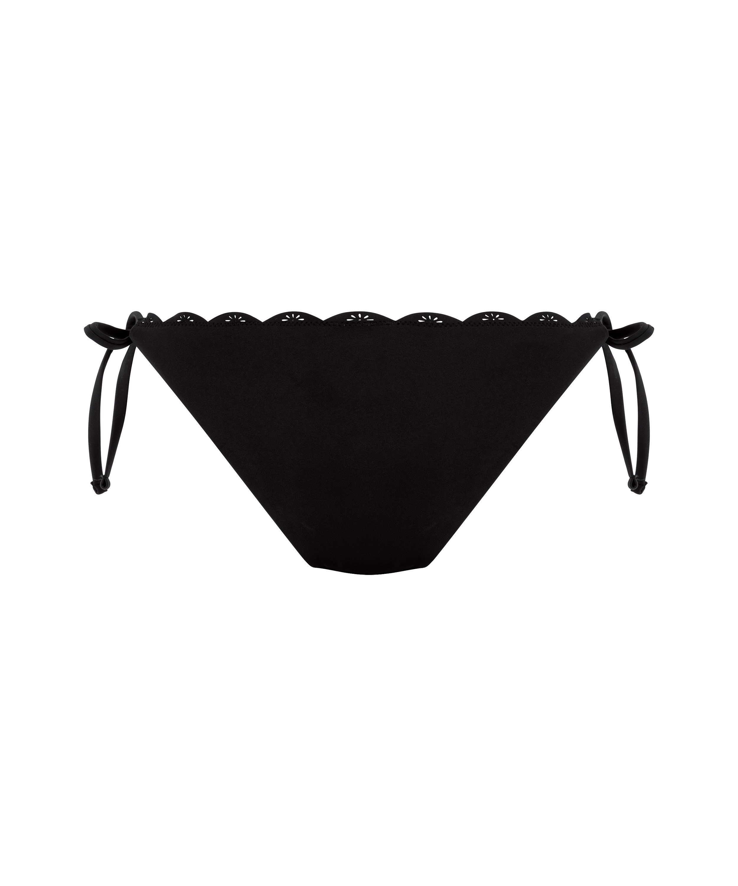 Braguita de bikini atrevida floral Scallop, Negro, main