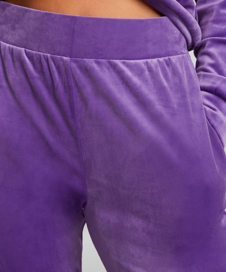 Pantalones de deporte Velours, Morado