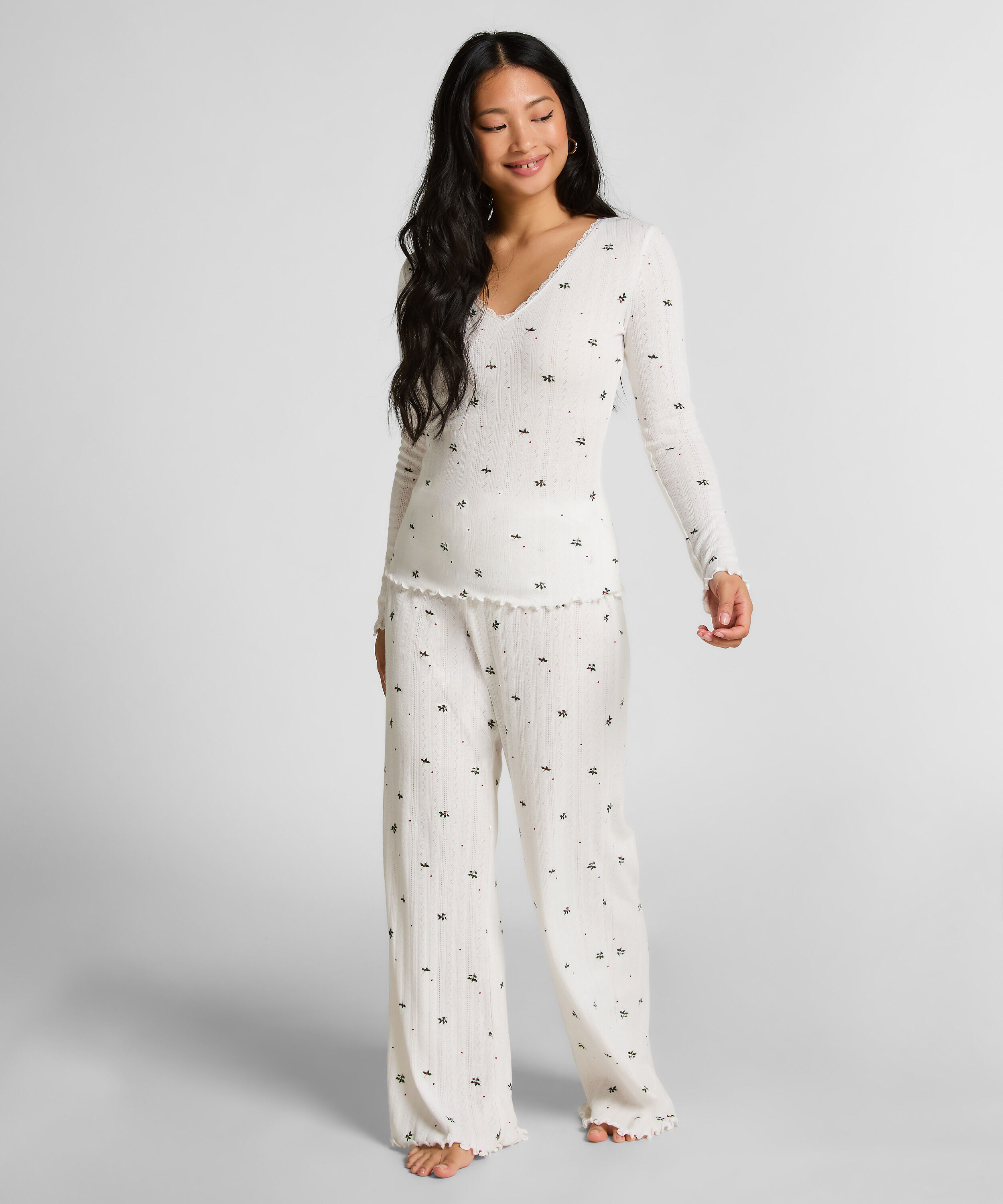 Top de pijama Pointelle