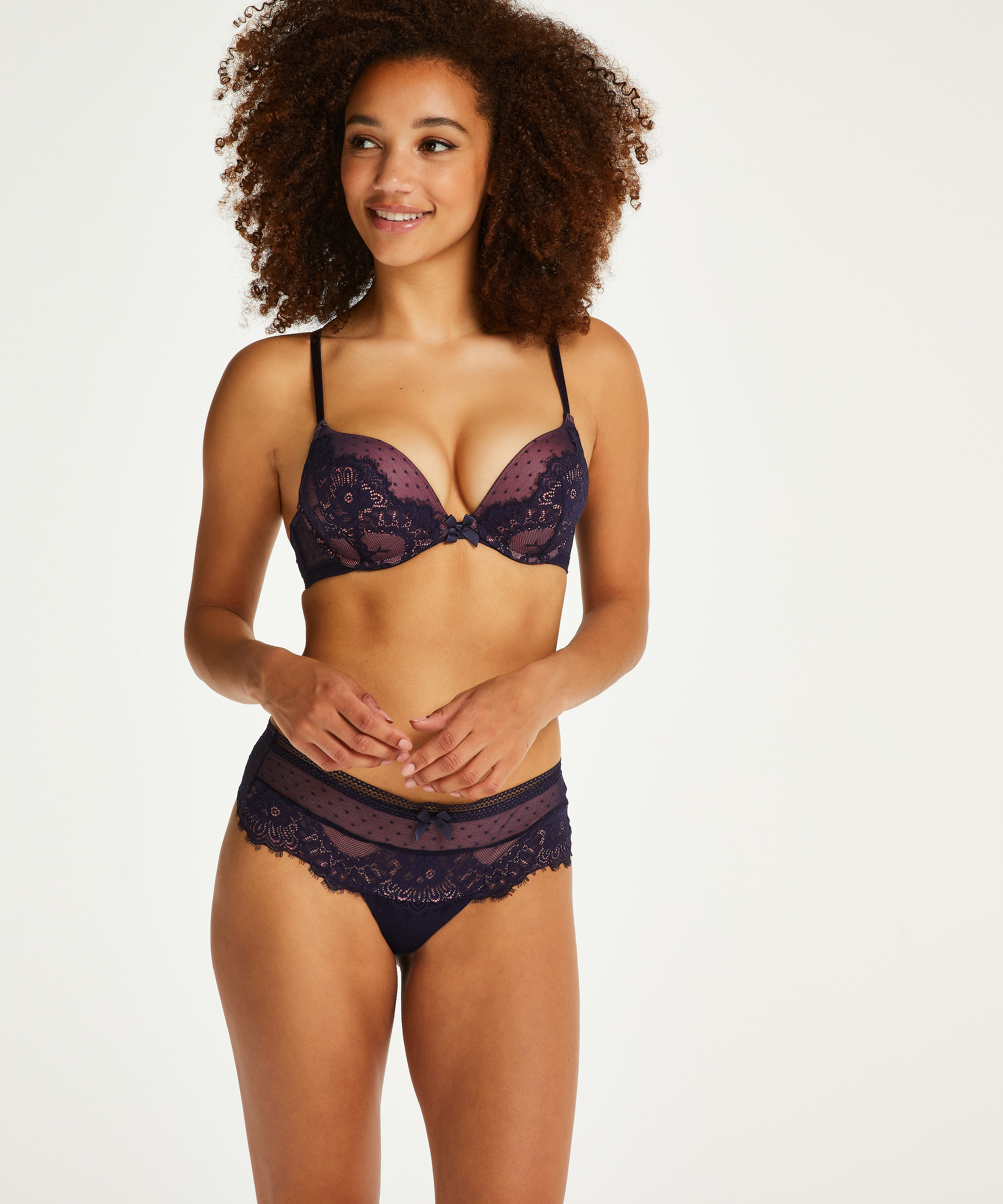 Tanga bóxer Bessie, Azul, main