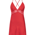 Vestido lencero Nina, Rojo