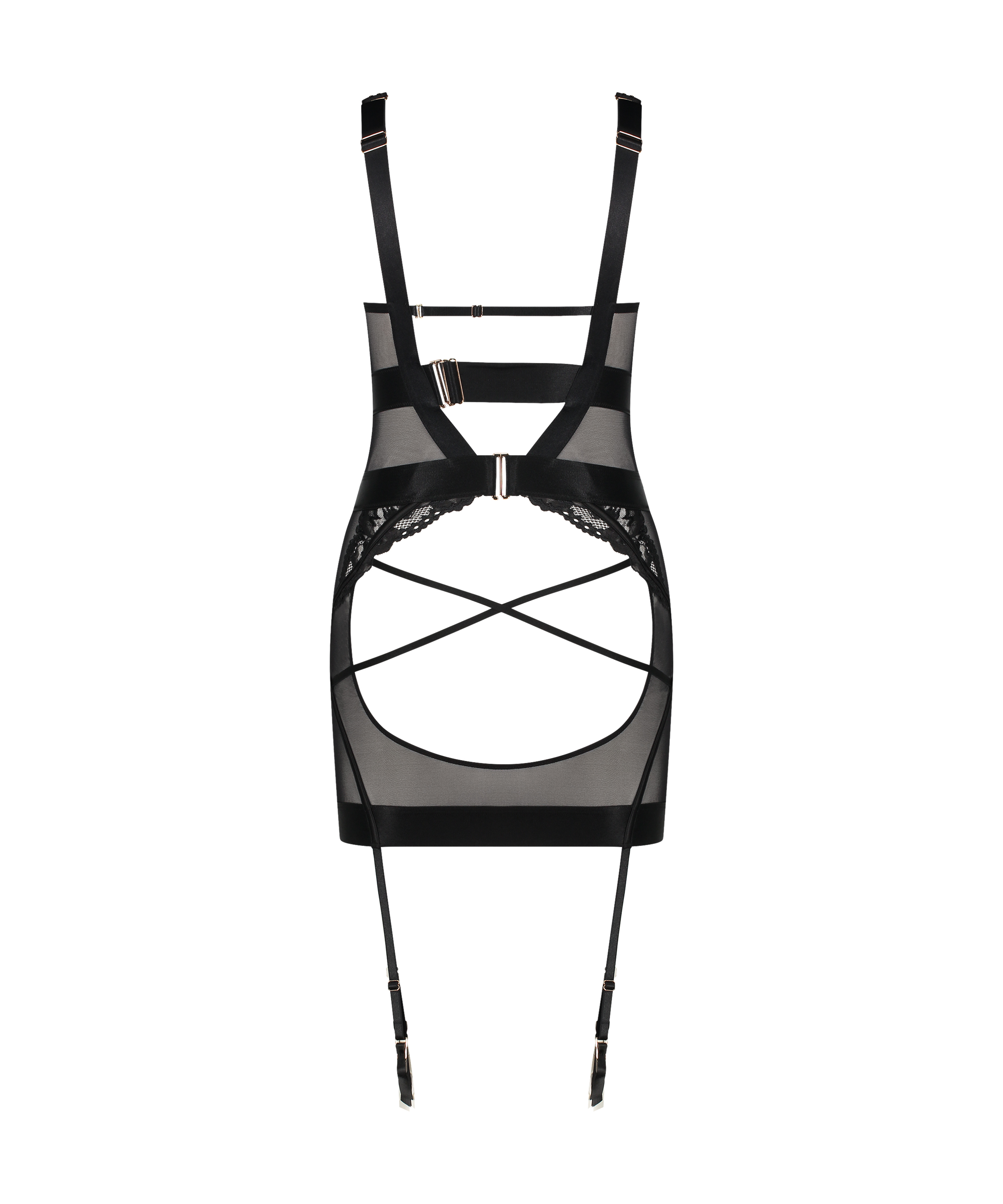 Vestido combinación Elsa, Negro, main