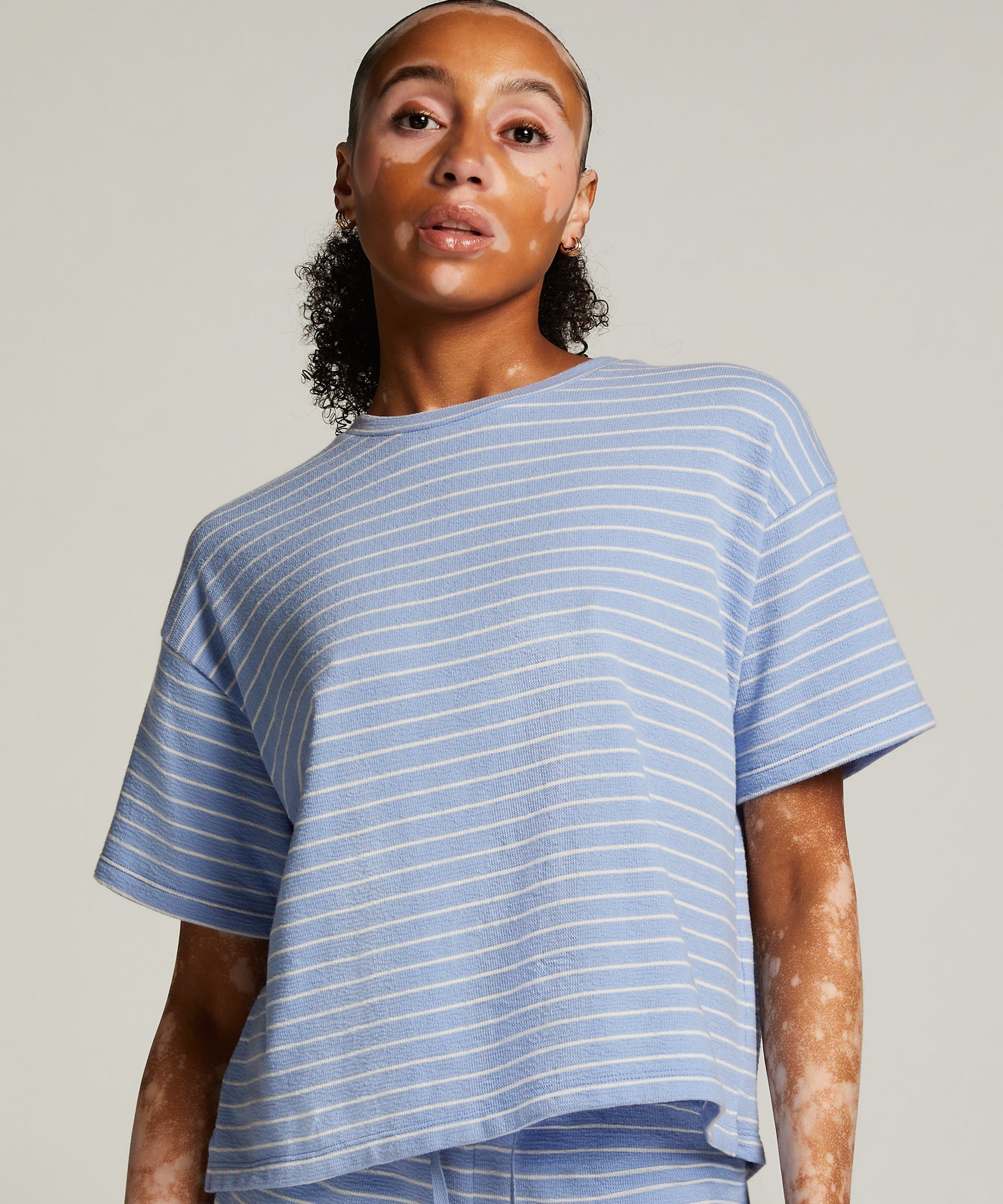 Top de pijama Jacket, Azul, main