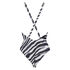 Traje de ba&ntilde;o Zebra, Negro
