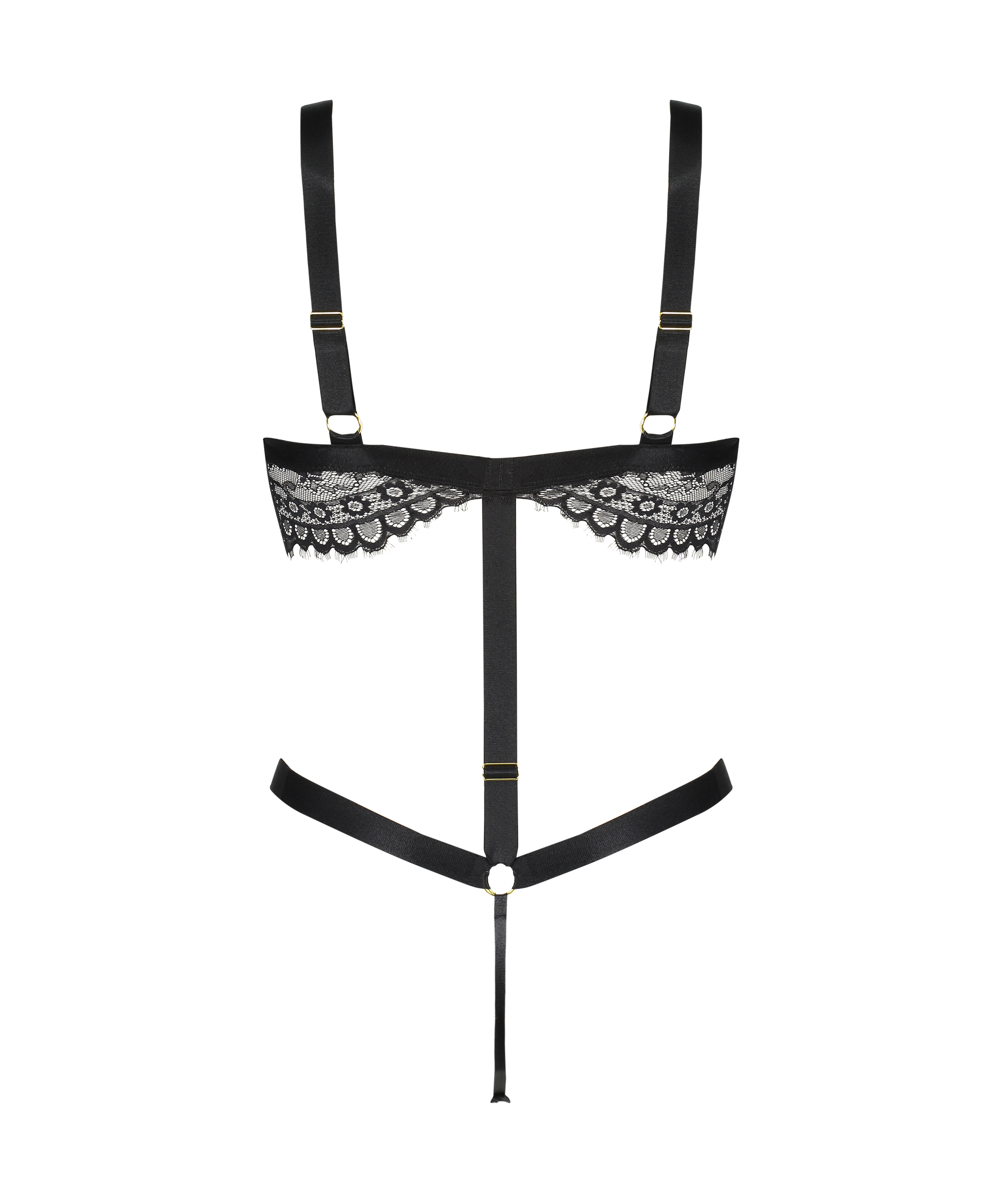 Private Bodi con entrepierna abierta Ginger, Negro, main