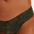 Tanga floral encaje, Verde