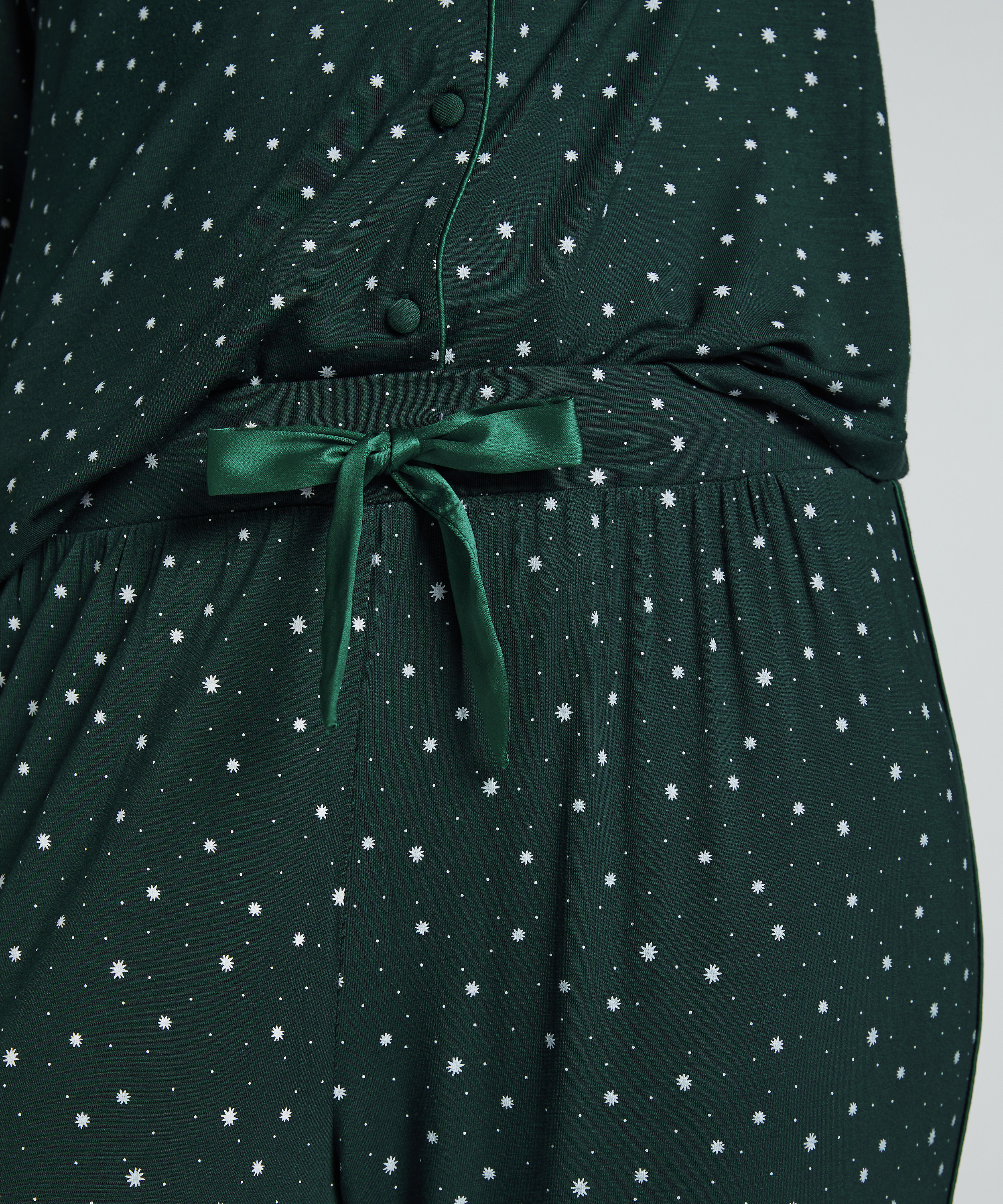 Pantal&oacute;n de pijama Jersey, Verde, main