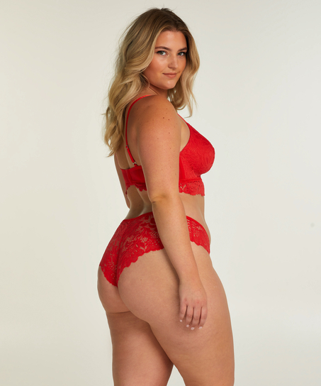 Sujetador preformado sin aros longline Shiloh, Rojo