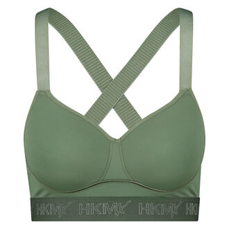 Sujetador deportivo HKMX The All Star Level 2, Verde