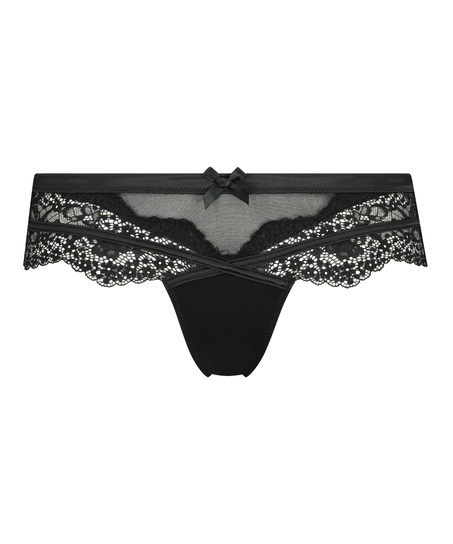 Tanga bóxer Raine Rebecca Mir, Negro