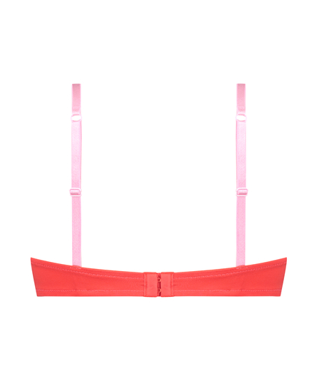 Sujetador de aros preformado Lace & Shine, Rojo