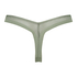 Tanga de Rejilla Invisible de tiro alto, Verde