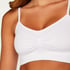 Strappy top sin costuras, Blanco