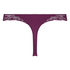 Tanga pantalón corto Diva, Morado