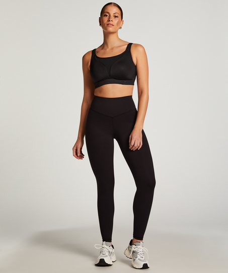 Sujetador deportivo HKMX The Elite de nivel 3, Negro