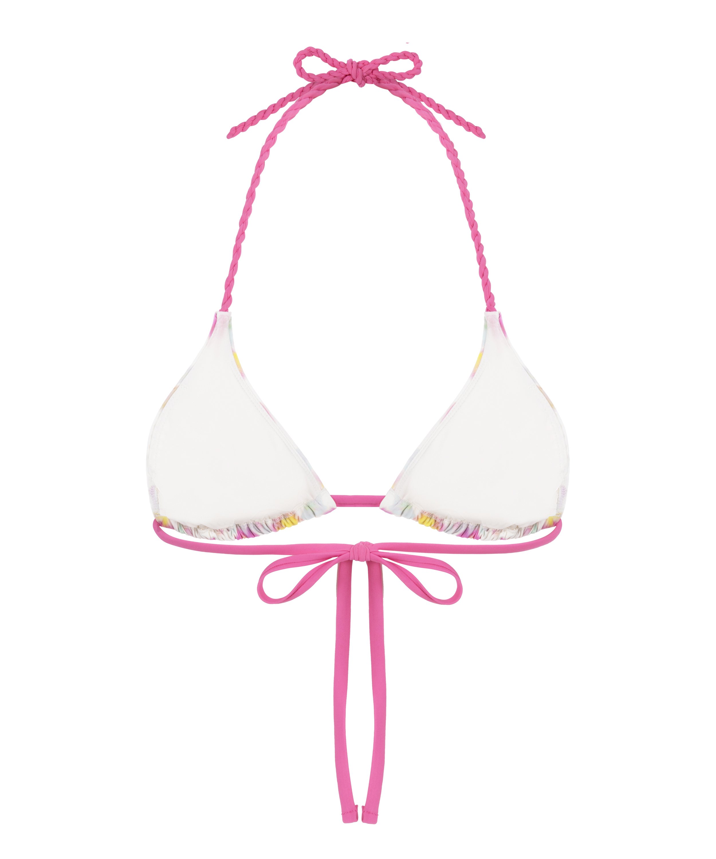 Triangular Top de bikini Madeira, Rosa, main