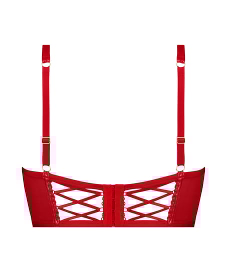 Sujetador de aros acolchado Wilde, Rojo