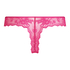 Invisible Tanga Lace Back, Rosa