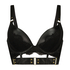 Sujetador longline de aros preformado push-up Occult, Negro
