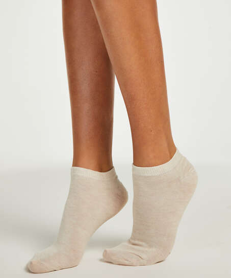 2 Pares Calcetines, Beige