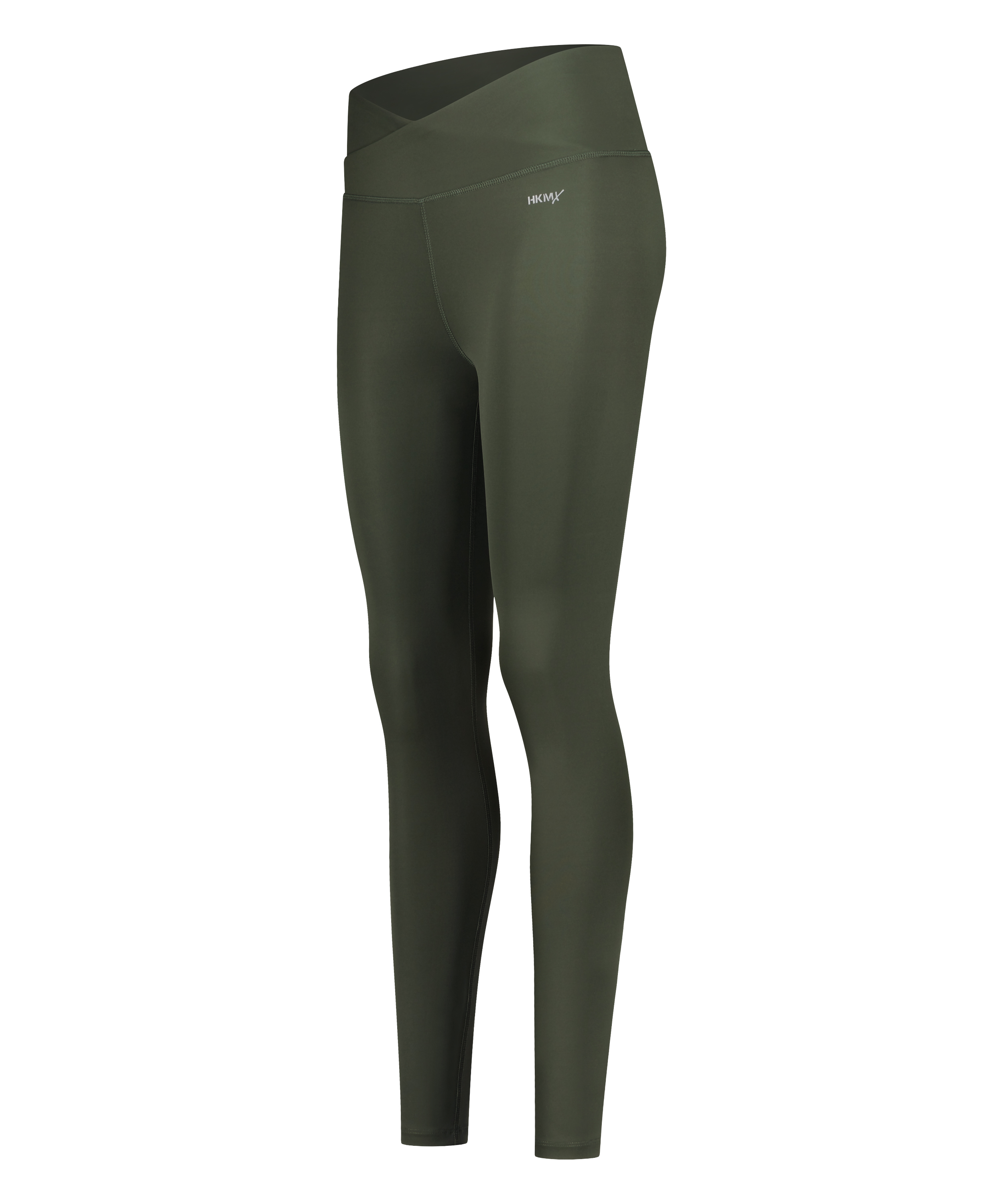 HKMX Leggings cruzados de talle alto, Verde, main