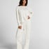 Pyjama Pant Loose Pointelle, Blanco