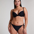 Braguita de bikini Luna Cheeky, Negro