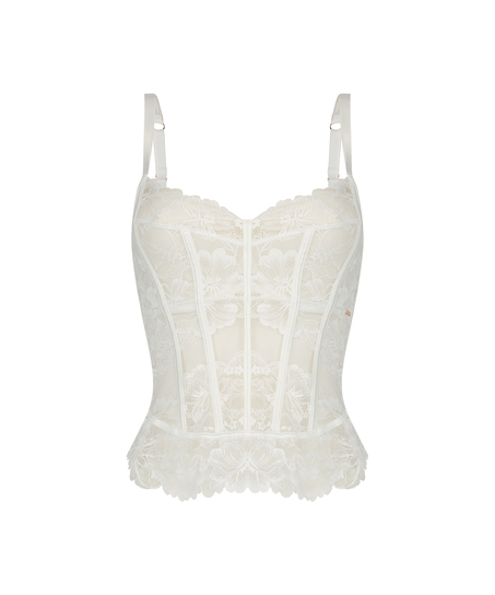 Bustier Cesca, Blanco