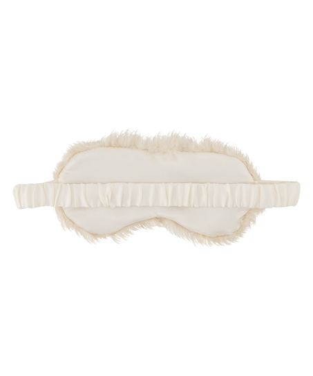 Antifaz Fake Fur, Blanco