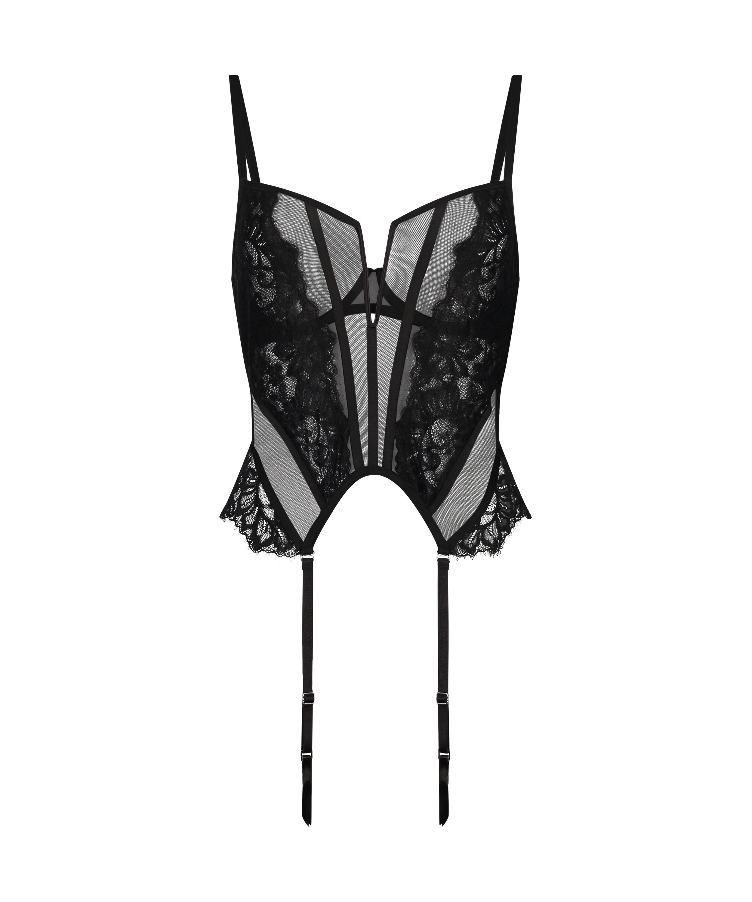 Bustier Isabella, Negro, main