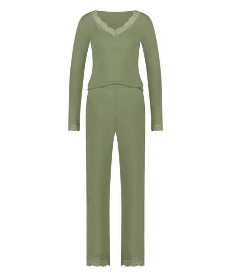 Conjunto de pijama, Verde