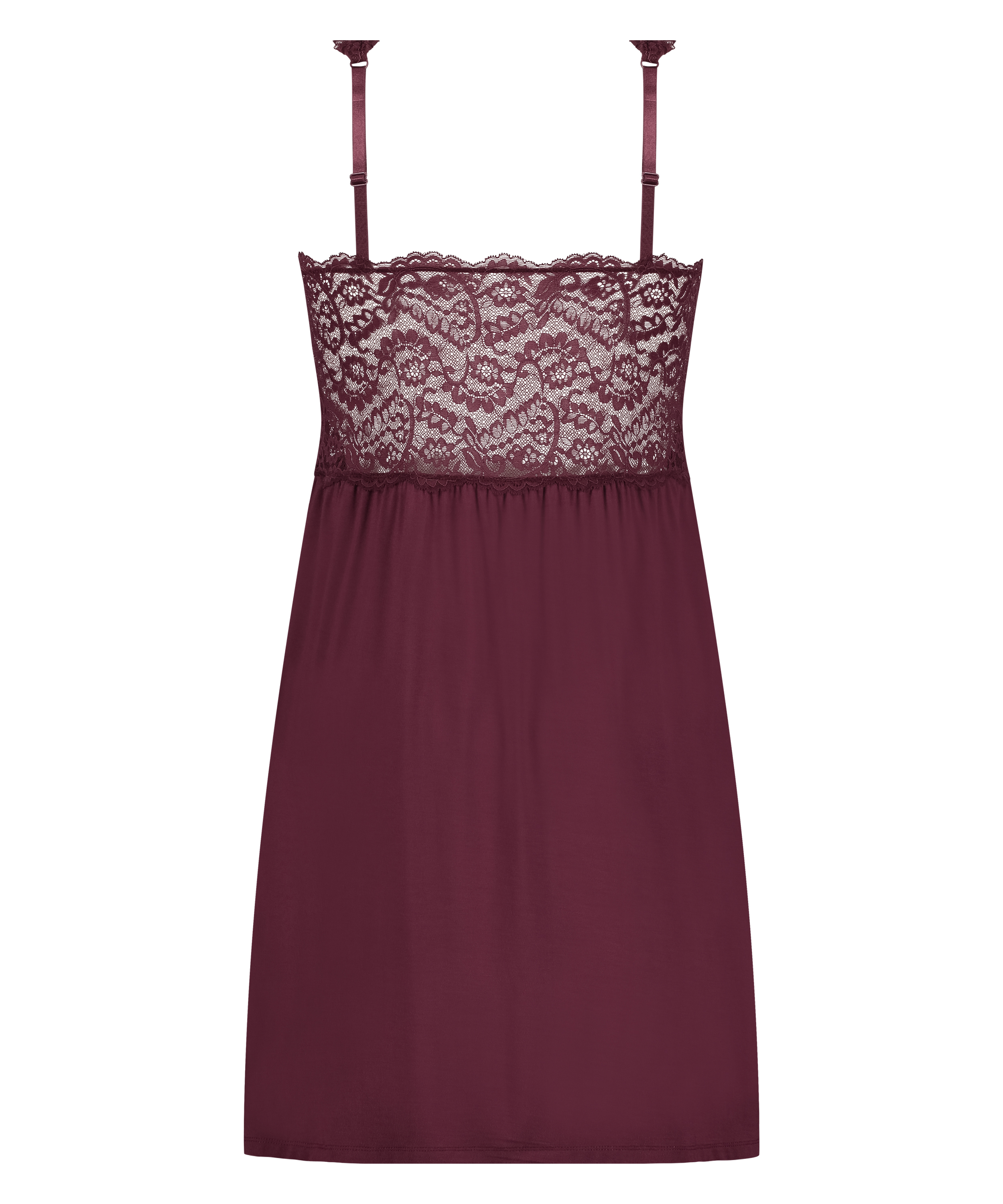 Vestido lencero Nora Lace, Morado, main